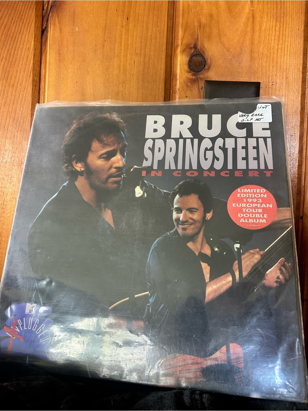 Rare Bruce Springsteen double LP MTV Unplugged, original pressing